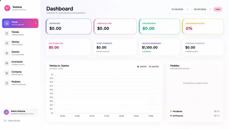 Preview of Verbena App